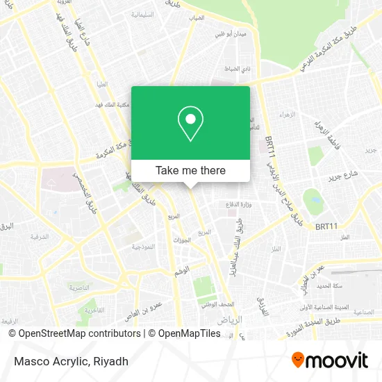 Masco Acrylic map