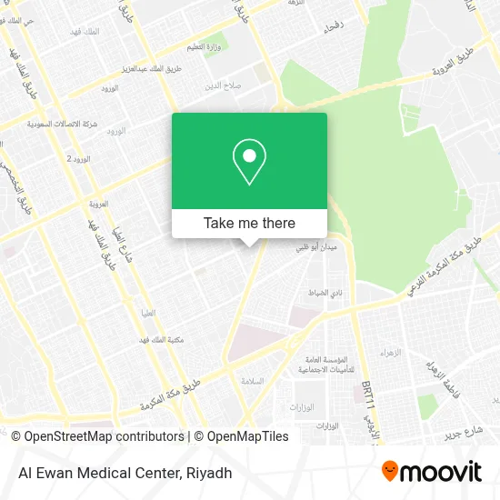 Al Ewan Medical Center map