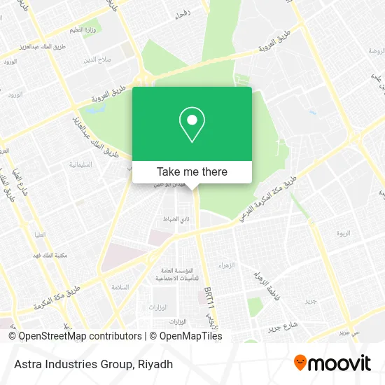 Astra Industries Group map
