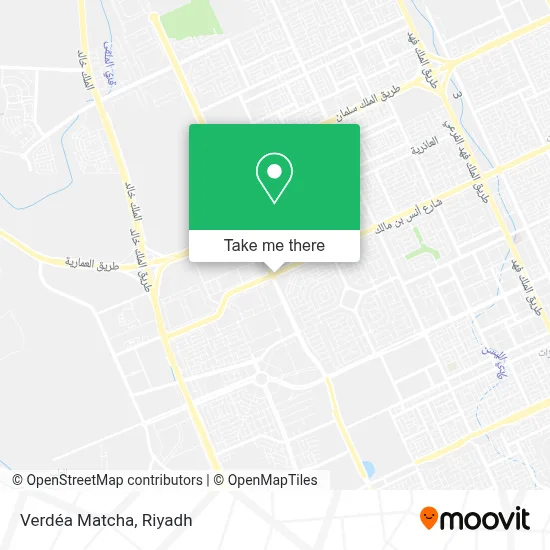 Verdéa Matcha map