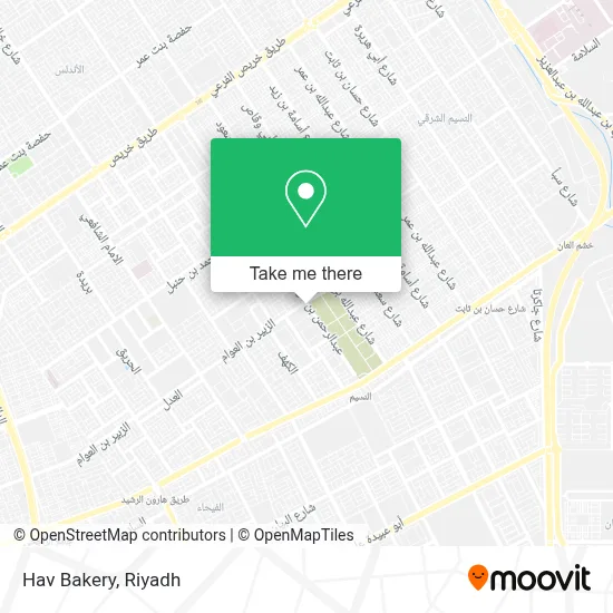 Hav Bakery map