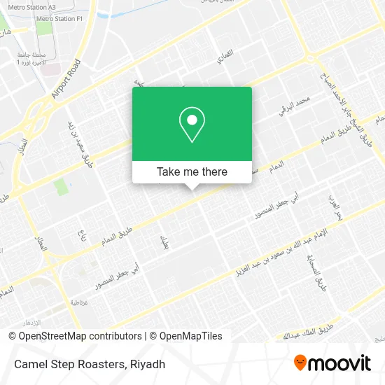 Camel Step Roasters map