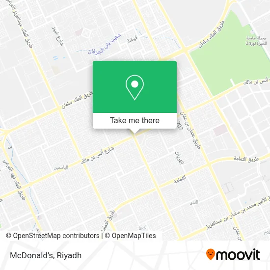McDonald's map