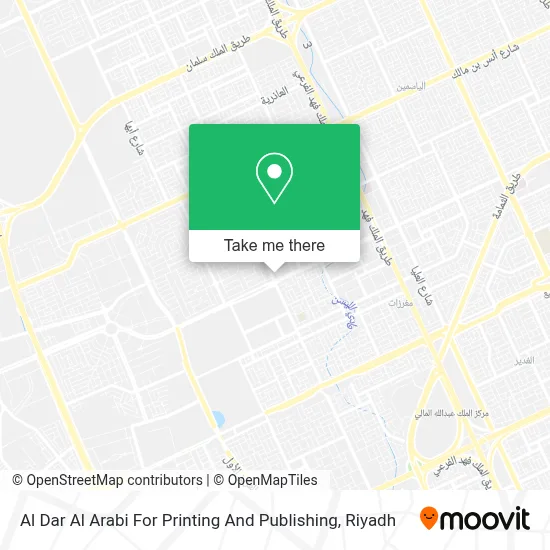 Al Dar Al Arabi For Printing And Publishing map