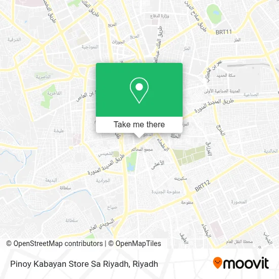 Pinoy Kabayan Store Sa Riyadh map