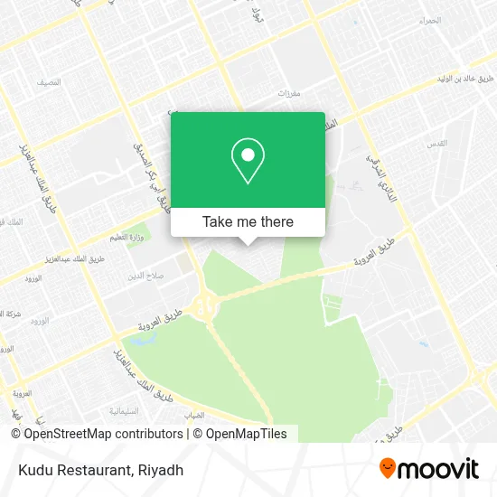 Kudu Restaurant map