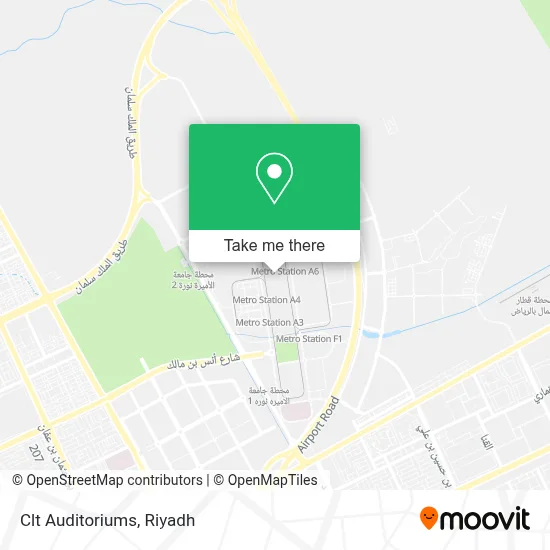 Clt Auditoriums map