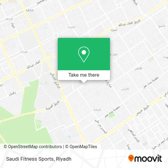 Saudi Fitness Sports map