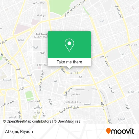 Al7ajar map