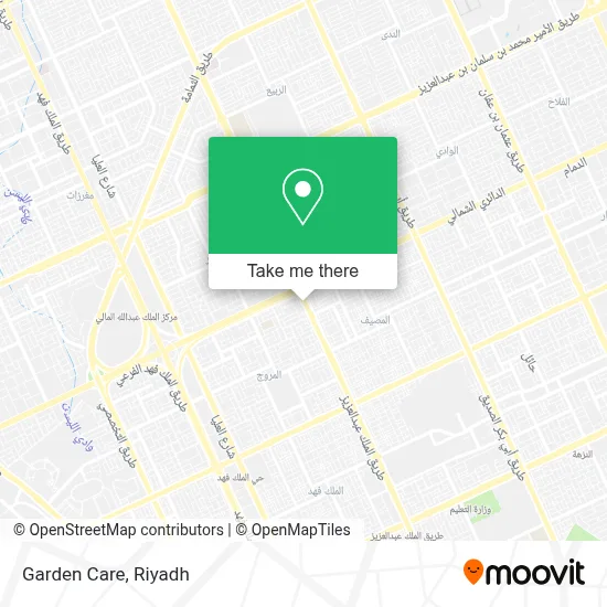 Garden Care map