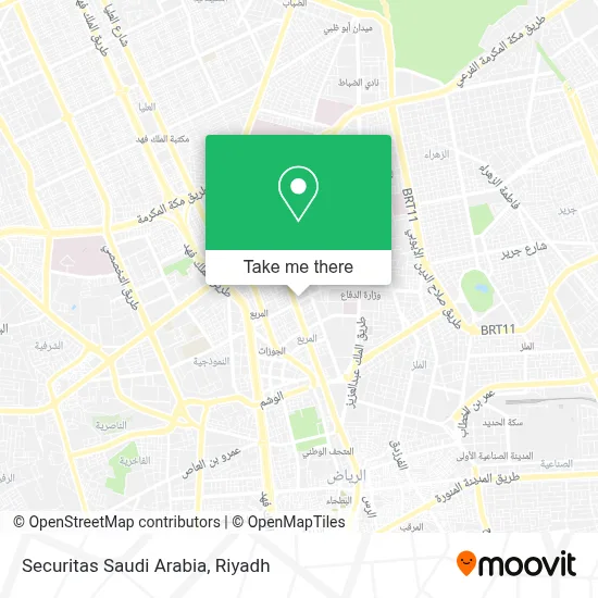 Securitas Saudi Arabia map