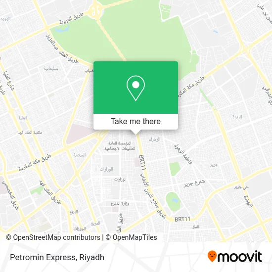 Petromin Express map