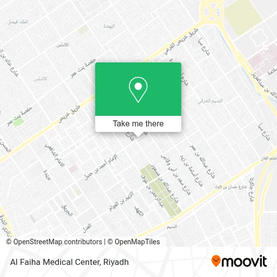 Al Faiha Medical Center map