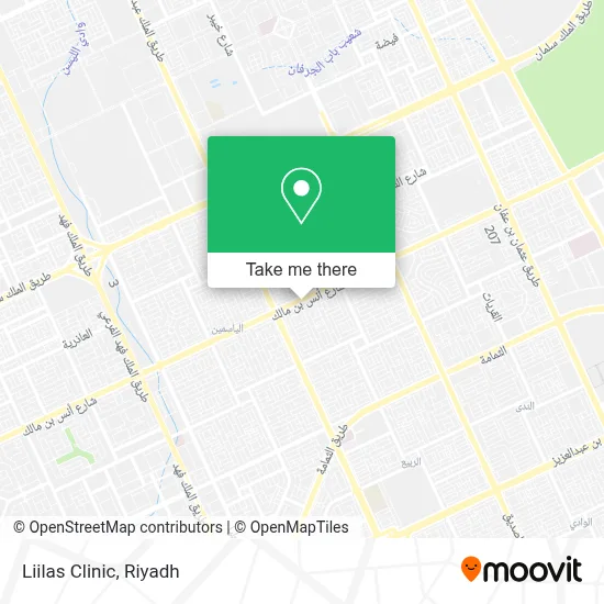 Liilas Clinic map