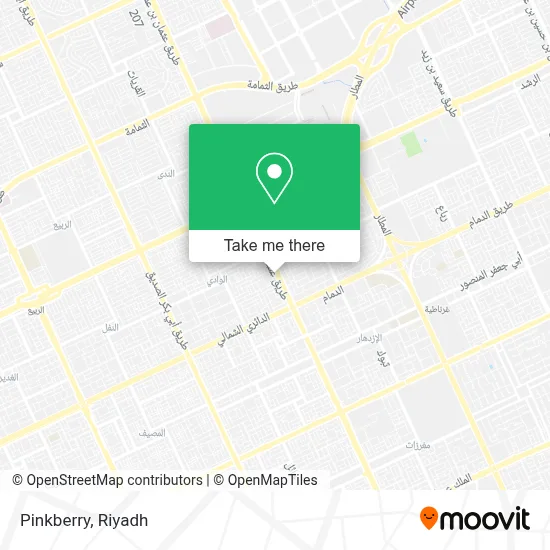 Pinkberry map