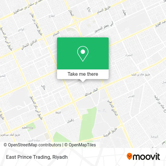 East Prince Trading map