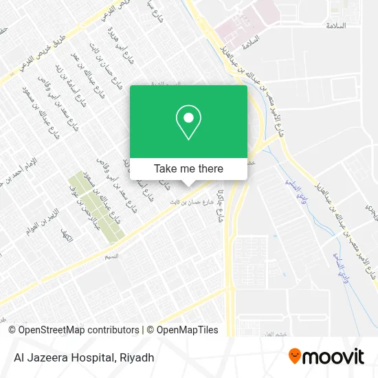 Al Jazeera Hospital map