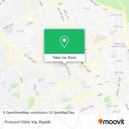 Protocol Clinic Vip map
