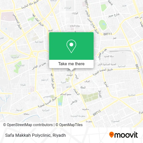 Safa Makkah Polyclinic map