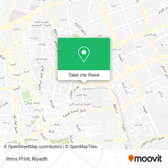 Ihms Print map
