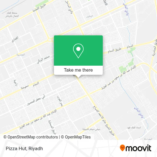 Pizza Hut map
