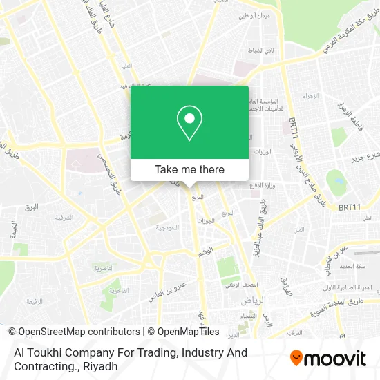 Al Toukhi Company For Trading, Industry And Contracting. map