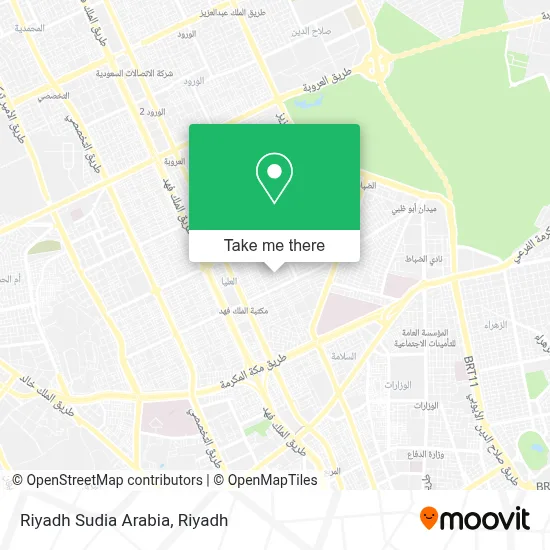 Riyadh Sudia Arabia map