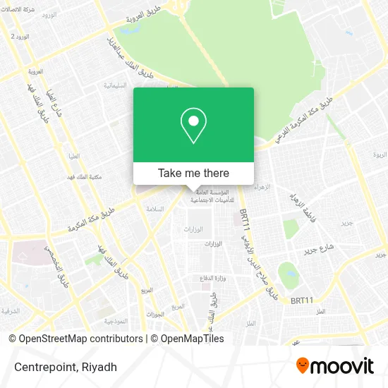 Centrepoint map