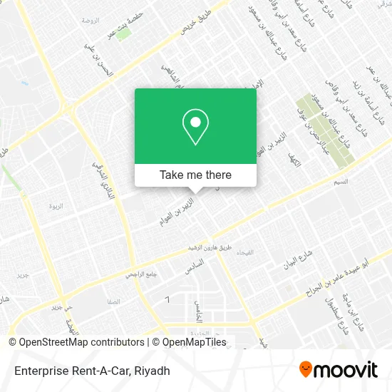 Enterprise Rent-A-Car map