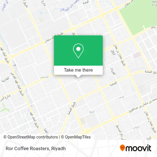 Ror Coffee Roasters map