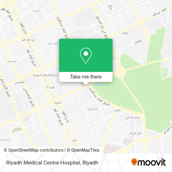 Riyadh Medical Centre Hospital map
