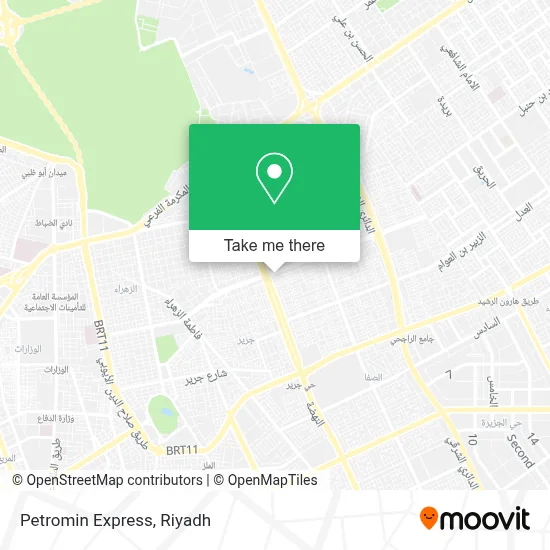 Petromin Express map