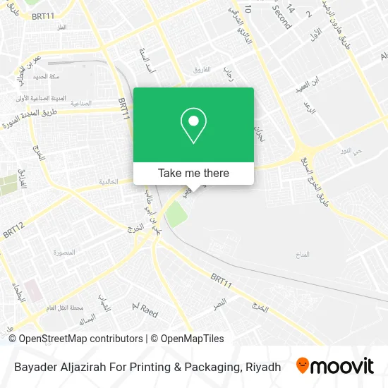 Bayader Aljazirah For Printing & Packaging map