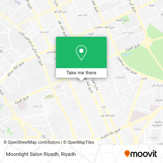 Moonlight Salon Riyadh map