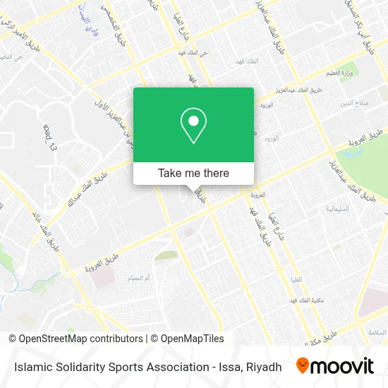 Islamic Solidarity Sports Association - Issa map