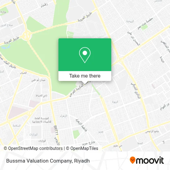 Bussma Valuation Company map