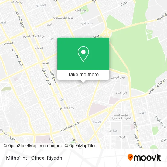 Mitha' Int - Office map