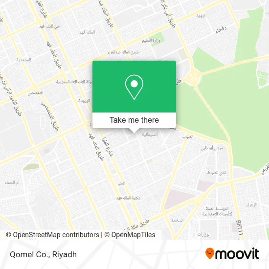Qomel Co. map