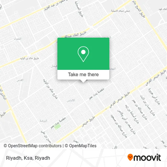Riyadh, Ksa map
