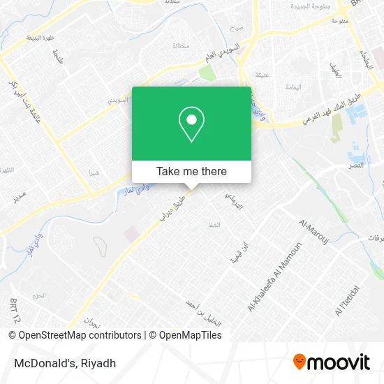 McDonald's map