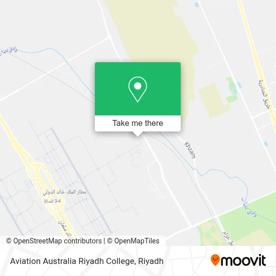 Aviation Australia Riyadh College map