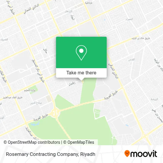 Rosemary Contracting Company map