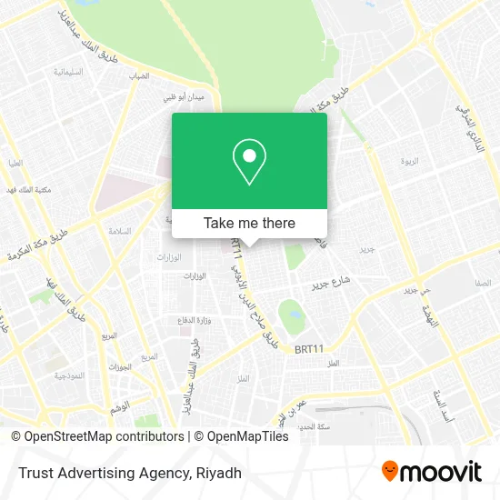 Trust Advertising Agency map