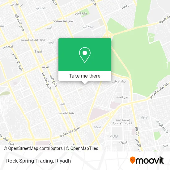 Rock Spring Trading map