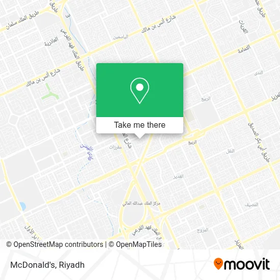 McDonald's map