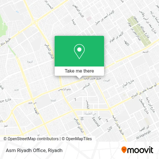 Asm Riyadh Office map