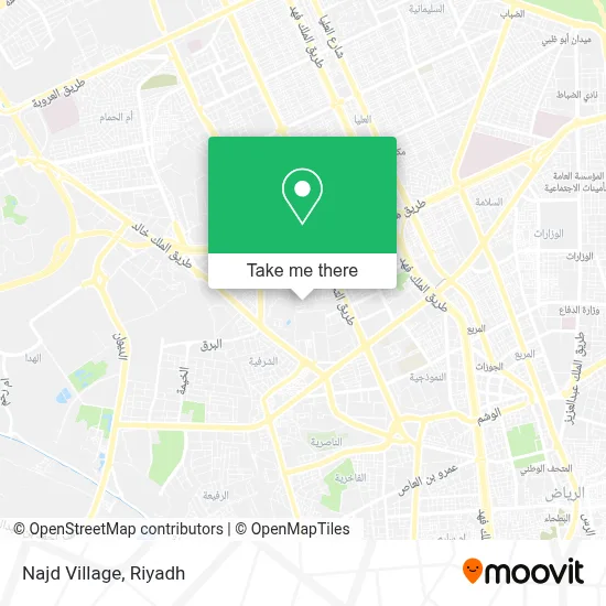 Najd Village map