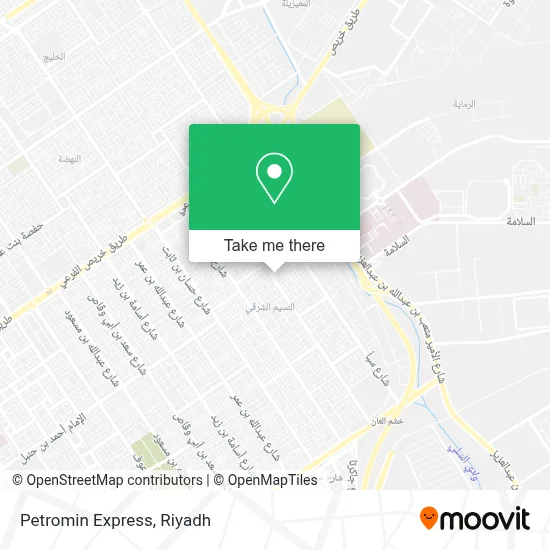 Petromin Express map