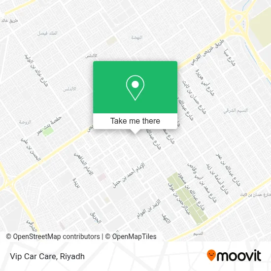 Vip Car Care map