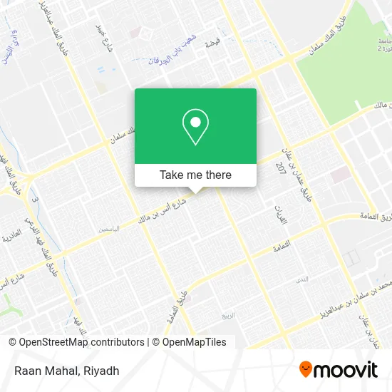Raan Mahal map